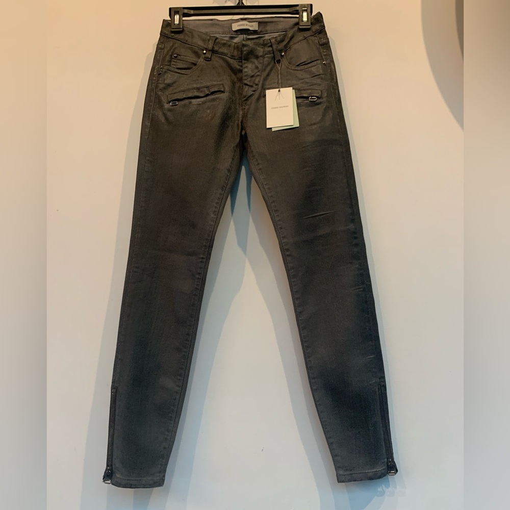 Pierre Balmain coated Jeans